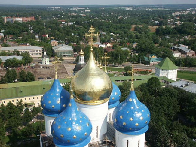 cultura da Rússia - a lavra da Santíssima Trindade e São Sérgio em Serguiev Posad