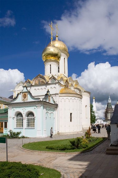 cultura da Rússia - o mosteiro da Santíssima Trindade e São Sérgio em Serguiev Posad