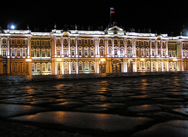 cultura da Rússia - o Museu Hermitage Estatal em São Petesburgo