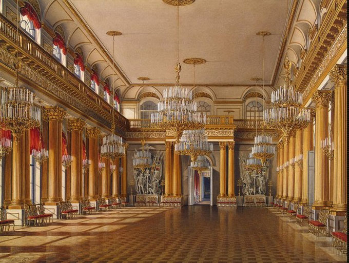 cultura da Rússia - o Museu Hermitage Estatal em São Petersburgo