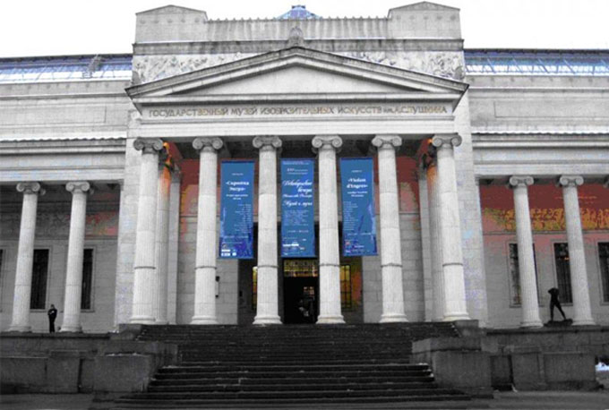 cultura da Rússia - o Museu de Belas Artes Estatal de Pushkin em Moscou