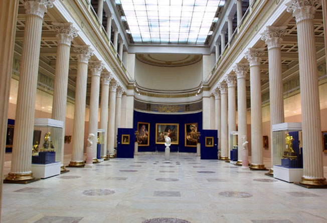 cultura da Rússia - o Museu de Belas Artes Estatal de Pushkin em Moscou