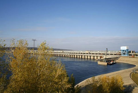 usina hidrelétrica de Saratov - Rússia