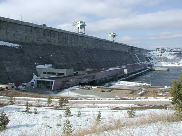 usina hidrelétrica de Ust-Ilim - Rússia