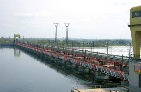 usina hidrelétrica da Volga - Rússia