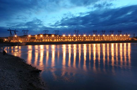 usina hidrelétrica de Zhiguli - Rússia