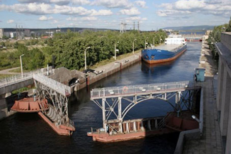 usina hidrelétrica de Zhiguli - Rússia