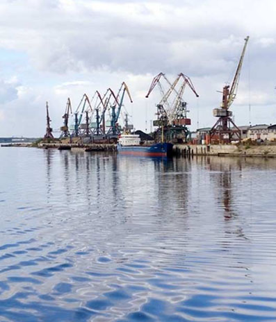 portos marítimos da Rússia - porto marítimo de Arhangelsk no Mar Branco