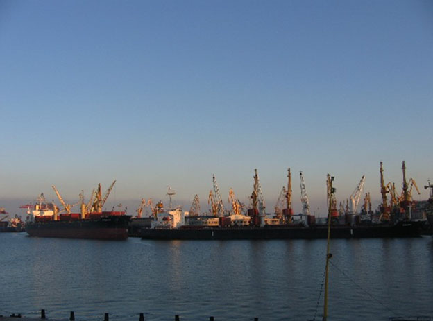 portos marítimos da Rússia - vista do porto de Kaliningrado
