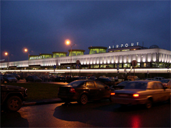 aeroporto internacional pulkovo em são petersburgo - rússia