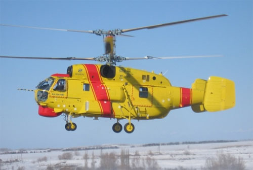 helicópteros da Rússia - o helicóptero KA-32