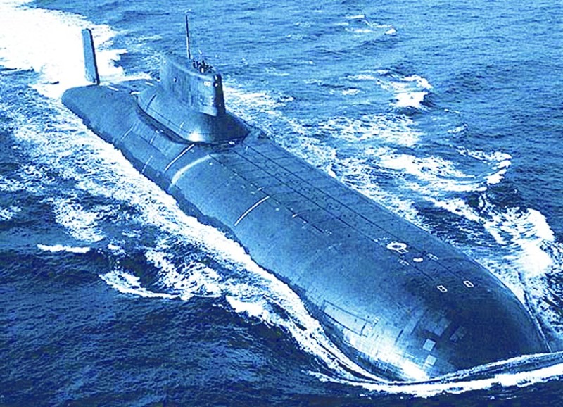 marinha da Rússia - submarino nuclear russo com mísseis balisticos - classe 941 Akula