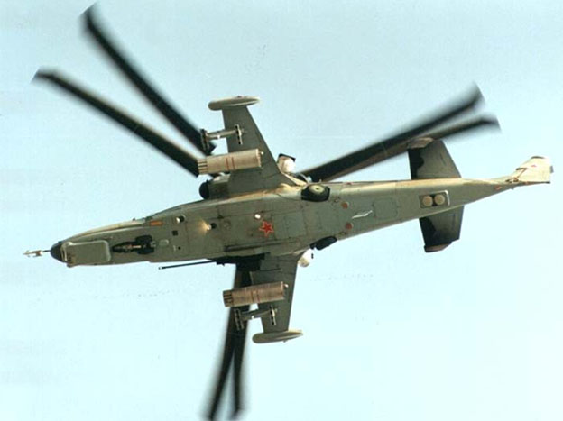 força aérea da Rússia - helicóptero de combate russo Ka-50