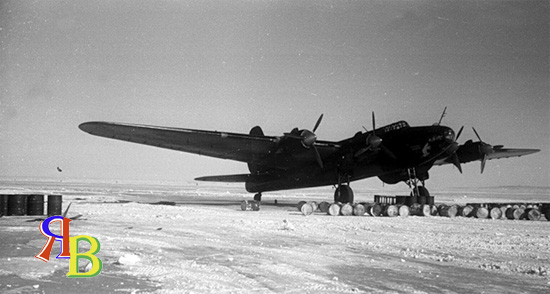história da aviação da Rússia - o bombardeiro soviético Pe-8