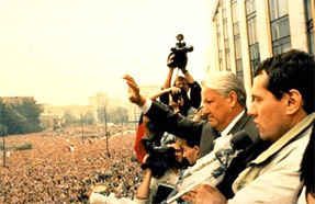 história da Rússia moderna - Boris Yeltsin, agosto de 1991