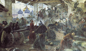 defesa de Mosteiro Troitsko-Serguiev contra os polacos