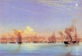 bombardeamento de Sebastópol da frota anglo-francesa