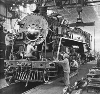 industrialização na URSS - as primeiras locomotivas a vapor soviéticas