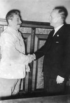 Josef Stalin e Joachim von Ribbentrop