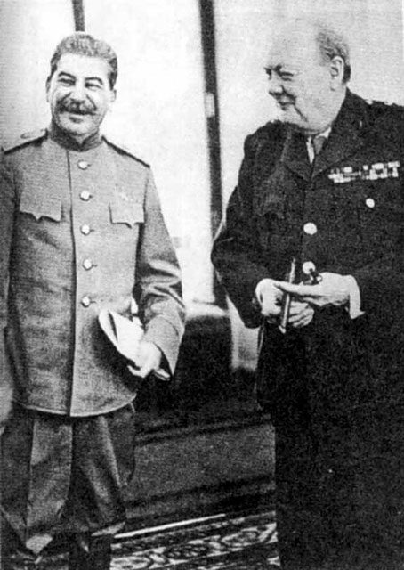 Stalin e Churchill