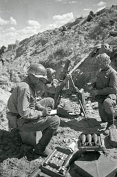 tropas da União Soviética no rio Khalkhin-Gol na Mongólia