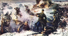 Grande Guerra Patriótica - proeza de 28 lutadores da Panfilov Divisão