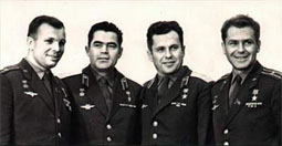 cosmonautas soviéticos