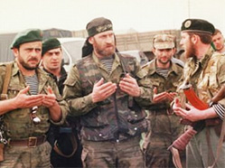 história da Rússia moderna - os líderes dos separatistas chechenos