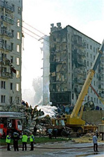 história da Rússia moderna - explosão de casa residencial em Moscou
