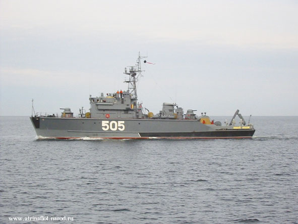 marinha da Rússia - navios draga-minas russos