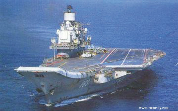marinha da Rússia - navio-aerodromo russo
