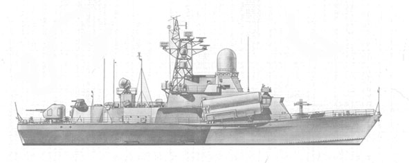 frota de superfície da Rússia - navios para mísseis russos