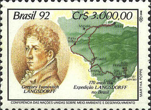 pesquisadores russos no Brasil - expedição Langsdorf