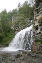 Federação da Rússia - República de Altai - uma cachoeira