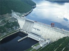 hidrelétrica da Zeya na Região de Amur - Federação da Rússia