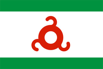 bandeira da República da Inguchétia - Rússia