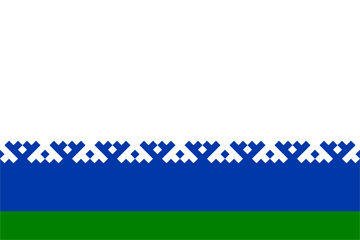 bandeira do Distrito Autônomo de Nenets - Rússia