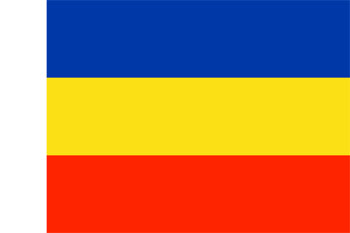 bandeira da Região de Rostov - Rússia