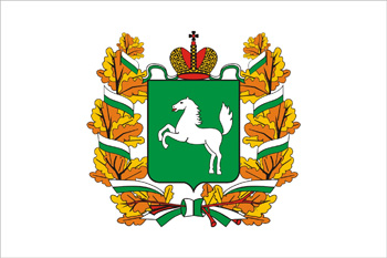 bandeira da Região de Tomsk - Rússia