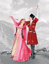 dança caucasiana lezginka - República do Daguestão - Rússia