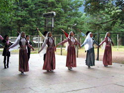 grupo de dança da cidade de Derbent - a República do Daguestão - Rússia