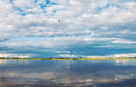 natureza da região de Ivanovo - Rússia - o rio Volga