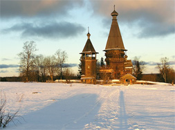 Federação da Rússia - República da Carélia - igreja no Lago Onega