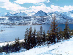 natureza da Região de Magadan - inverno - Rússia