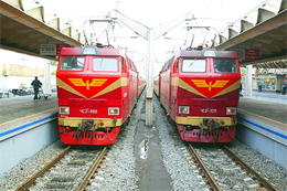ferrovias da Rússia - trens na região de Moscou