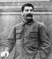 uma fotografia de Stalin