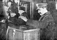 Stalin participa nas eleições