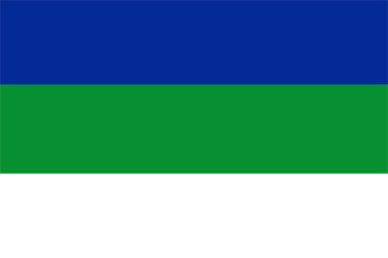 bandeira da República de Komi - Rússia