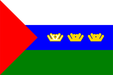 bandeira da Região de Tiumen - Rússia