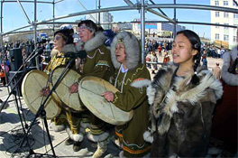 Rússia - chukchis - um povo indígena de Chukotka